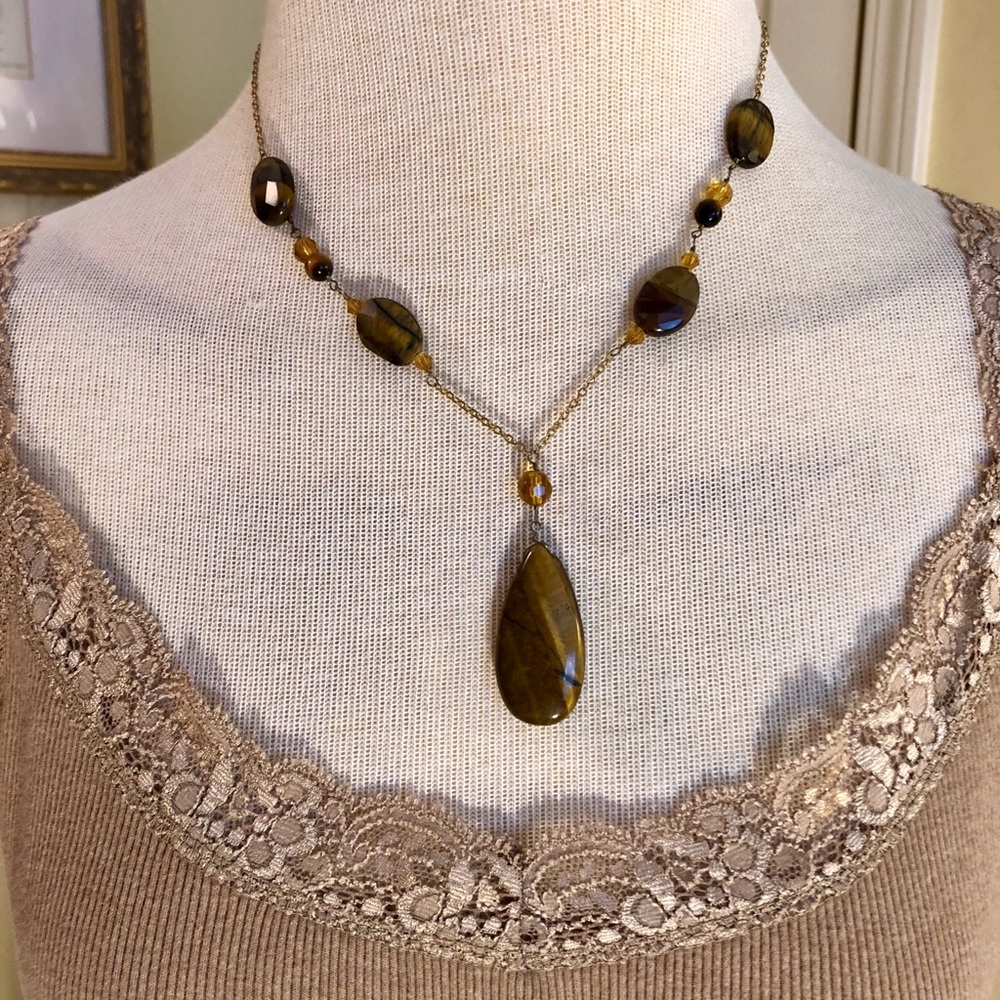 Genuine Tiger Eye Pendant